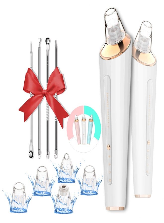 DIYthinker Blackhead Remover Pore Vacuum,Newest Upgraded USB Rechargeable Facial Pore Cleaner Blackhead Removal Kit with 3 Suction Power,5 Probes Black Head Extractions Tool for Women & Men - Image 1